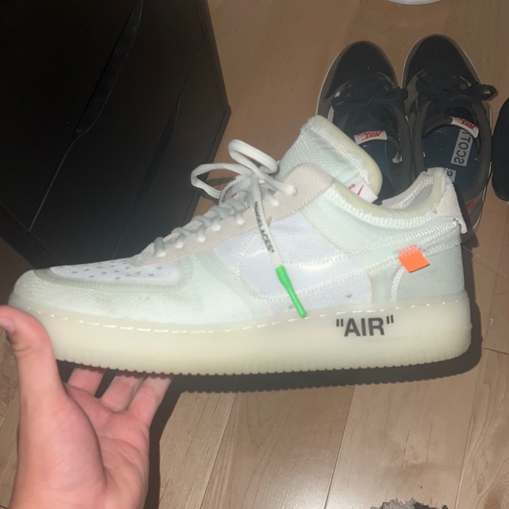 Off white Nike Air Force one size 11